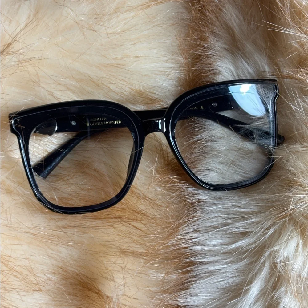 Gentle Monster x Moncler Swipe 4 01 black square sunglasses eyeglasses New case - Picture 3 of 10